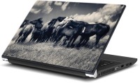 ezyPRNT Amazing Wild Horses Wildlife (15 to 15.6 inch) Vinyl Laptop Decal 15   Laptop Accessories  (ezyPRNT)