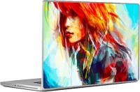 Swagsutra Rainbow girl Laptop Skin/Decal For 15.6 Inch Laptop Vinyl Laptop Decal 15   Laptop Accessories  (Swagsutra)