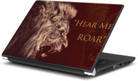 Rangeele Inkers Hear Me Roar Lion Vinyl Laptop Decal 15.6   Laptop Accessories  (Rangeele Inkers)