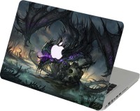 Swagsutra Swagsutra Skulled Dragon Laptop Skin/Decal For MacBook Pro 13 With Retina Display Vinyl Laptop Decal 13   Laptop Accessories  (Swagsutra)