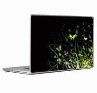 Theskinmantra Butterfly Sparkle Laptop Decal 13.3   Laptop Accessories  (Theskinmantra)