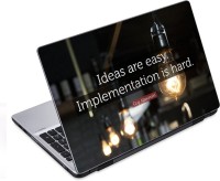 ezyPRNT Ideas are Easy Motivation Quotes (14 to 14.9 inch) Vinyl Laptop Decal 14   Laptop Accessories  (ezyPRNT)