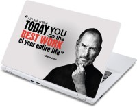 ezyPRNT Steve Jobs Motivation Quote b (13 to 13.9 inch) Vinyl Laptop Decal 13   Laptop Accessories  (ezyPRNT)
