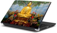 ezyPRNT Golden Budha Statue (15 to 15.6 inch) Vinyl Laptop Decal 15   Laptop Accessories  (ezyPRNT)