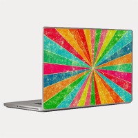 Theskinmantra Grunge Colour Burst Universal Size Vinyl Laptop Decal 15.6   Laptop Accessories  (Theskinmantra)