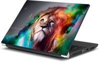 Dadlace Abstract Lion Vinyl Laptop Decal 14.1   Laptop Accessories  (Dadlace)