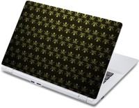 ezyPRNT Skull Danger Sword Pattern (13 to 13.9 inch) Vinyl Laptop Decal 13   Laptop Accessories  (ezyPRNT)