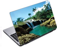 ezyPRNT The Amazing small Waterfall Nature (14 to 14.9 inch) Vinyl Laptop Decal 14   Laptop Accessories  (ezyPRNT)
