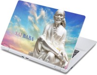 ezyPRNT Sai Baba Statue (13 to 13.9 inch) Vinyl Laptop Decal 13   Laptop Accessories  (ezyPRNT)