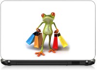 VI Collections MR FROG FROM SHOPPING pvc Laptop Decal 15.6   Laptop Accessories  (VI Collections)