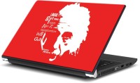 ezyPRNT Albert Einstein Words Red (14 to 14.9 inch) Vinyl Laptop Decal 14   Laptop Accessories  (ezyPRNT)