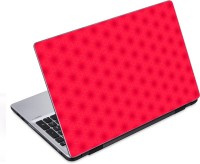 ezyPRNT Red Stars on Red Background Pattern (14 to 14.9 inch) Vinyl Laptop Decal 14   Laptop Accessories  (ezyPRNT)
