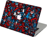 Swagsutra Swagsutra Red Numbers Laptop Skin/Decal For MacBook Pro 13 With Retina Display Vinyl Laptop Decal 13   Laptop Accessories  (Swagsutra)