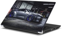 ezyPRNT Metallic Grey Sports Car (13 to 13.9 inch) Vinyl Laptop Decal 13   Laptop Accessories  (ezyPRNT)