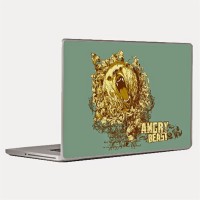 Theskinmantra Angry Beast Laptop Decal 14.1   Laptop Accessories  (Theskinmantra)