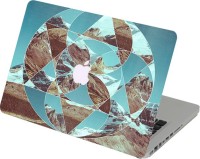 Swagsutra Swagsutra Circle Mountain Laptop Skin/Decal For MacBook Pro 13 With Retina Display Vinyl Laptop Decal 13   Laptop Accessories  (Swagsutra)