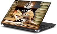 ezyPRNT Keep Calm and Study Hard (15 to 15.6 inch) Vinyl Laptop Decal 15   Laptop Accessories  (ezyPRNT)