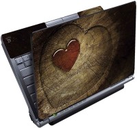 View FineArts Heart On Brown Full Panel Vinyl Laptop Decal 15.6 Laptop Accessories Price Online(FineArts)