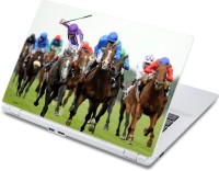 ezyPRNT Horse Riding Sports Hitters (13 to 13.9 inch) Vinyl Laptop Decal 13   Laptop Accessories  (ezyPRNT)