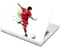ezyPRNT Football - Just Kicking Sports (13 to 13.9 inch) Vinyl Laptop Decal 13   Laptop Accessories  (ezyPRNT)