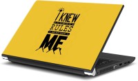 ezyPRNT I Knew Rules Quote (15 to 15.6 inch) Vinyl Laptop Decal 15   Laptop Accessories  (ezyPRNT)