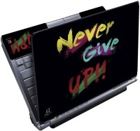 FineArts Never Give Up Full Panel Vinyl Laptop Decal 15.6   Laptop Accessories  (FineArts)