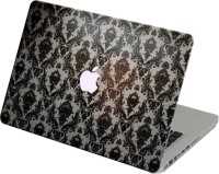 Theskinmantra Black And White Floral Laptop Skin For Apple Macbook Air 11 Inch Vinyl Laptop Decal 11   Laptop Accessories  (Theskinmantra)