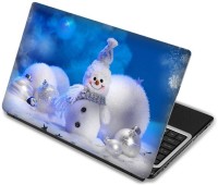 Shopmania Snowmen Vinyl Laptop Decal 15.6   Laptop Accessories  (Shopmania)
