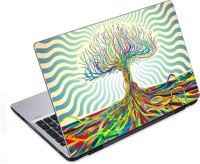 ezyPRNT Abstract Divine Kalpvriksh Tree (14 to 14.9 inch) Vinyl Laptop Decal 14   Laptop Accessories  (ezyPRNT)