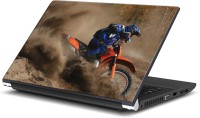 Rangeele Inkers Dirt Bike Riding Vinyl Laptop Decal 15.6   Laptop Accessories  (Rangeele Inkers)
