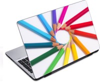 ezyPRNT Sharpened Pencil Colors making Sun (14 to 14.9 inch) Vinyl Laptop Decal 14   Laptop Accessories  (ezyPRNT)