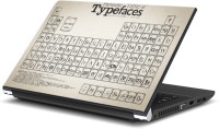 ezyPRNT Periodic Table Typefaces (13 to 13.9 inch) Vinyl Laptop Decal 13   Laptop Accessories  (ezyPRNT)