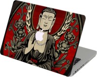 Theskinmantra Chanting Lady Vinyl Laptop Decal 13   Laptop Accessories  (Theskinmantra)