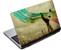 ezyPRNT Feel the Music I (14 to 14.9 inch) Vinyl Laptop Decal 14   Laptop Accessories  (ezyPRNT)
