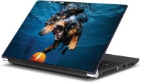 ezyPRNT Under water Sports Pet Animal (15 to 15.6 inch) Vinyl Laptop Decal 15   Laptop Accessories  (ezyPRNT)