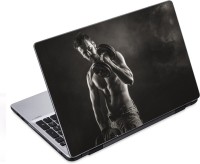 ezyPRNT Dubling Up and Down Body Building (14 to 14.9 inch) Vinyl Laptop Decal 14   Laptop Accessories  (ezyPRNT)