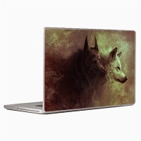 Theskinmantra Wolfy Laptop Decal 14.1   Laptop Accessories  (Theskinmantra)