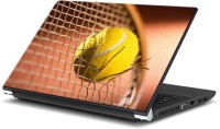 ezyPRNT Lawn Tennis Broken Sports (15 to 15.6 inch) Vinyl Laptop Decal 15   Laptop Accessories  (ezyPRNT)