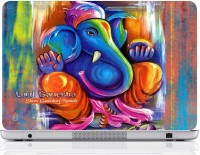 Finest Lord Ganesha Vinyl Laptop Decal 15.6   Laptop Accessories  (Finest)