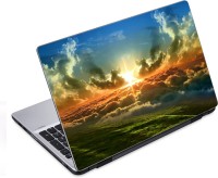 ezyPRNT Sun Over The Clouds (14 to 14.9 inch) Vinyl Laptop Decal 14   Laptop Accessories  (ezyPRNT)