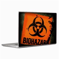 Theskinmantra Biohazard Laptop Decal 13.3   Laptop Accessories  (Theskinmantra)