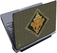 Finest Ganpati Painting Vinyl Laptop Decal 15.6   Laptop Accessories  (Finest)