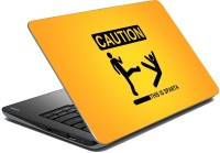 meSleep Caution LS-74-280 Vinyl Laptop Decal 15.6   Laptop Accessories  (meSleep)