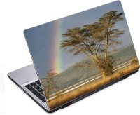 ezyPRNT Rinbow and Tree Nature (14 to 14.9 inch) Vinyl Laptop Decal 14   Laptop Accessories  (ezyPRNT)