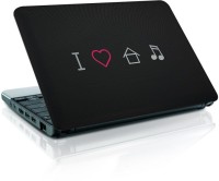 ezyPRNT House music love (14 inch) Vinyl Laptop Decal 14   Laptop Accessories  (ezyPRNT)