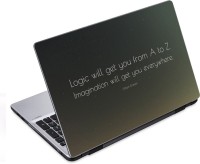 ezyPRNT Albert Einstein Motivation Quotes h (14 to 14.9 inch) Vinyl Laptop Decal 14   Laptop Accessories  (ezyPRNT)