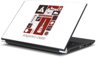 Rangeele Inkers Assassin Creed Symbols Vinyl Laptop Decal 15.6   Laptop Accessories  (Rangeele Inkers)