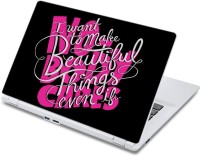 ezyPRNT beautiful things no body cares (13 inch) Vinyl Laptop Decal 13   Laptop Accessories  (ezyPRNT)