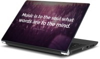 ezyPRNT Music Motivation Quote (15 to 15.6 inch) Vinyl Laptop Decal 15   Laptop Accessories  (ezyPRNT)
