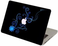 Theskinmantra Blue Curves Macbook 3m Bubble Free Vinyl Laptop Decal 11   Laptop Accessories  (Theskinmantra)